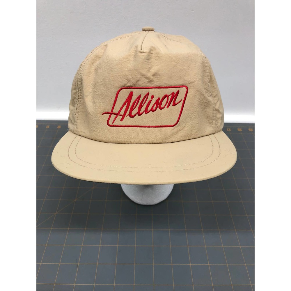 Vintage Allison Engine Company Hat Aircraft Transmissions Snapback USA